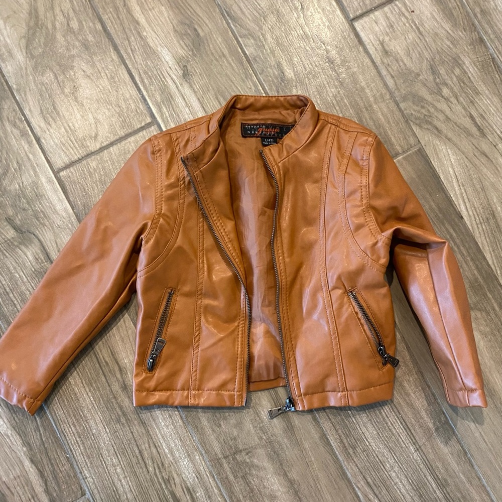 New York Gnosis girls leather jacket